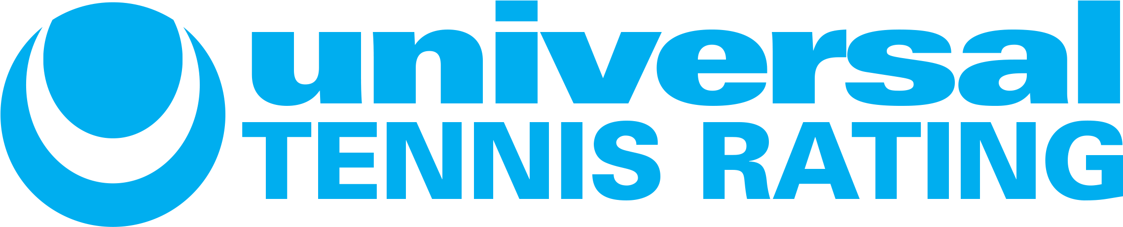 Universal Tennis Rating Transparent Background - Universal Tennis Rating Logo (2400x594), Png Download