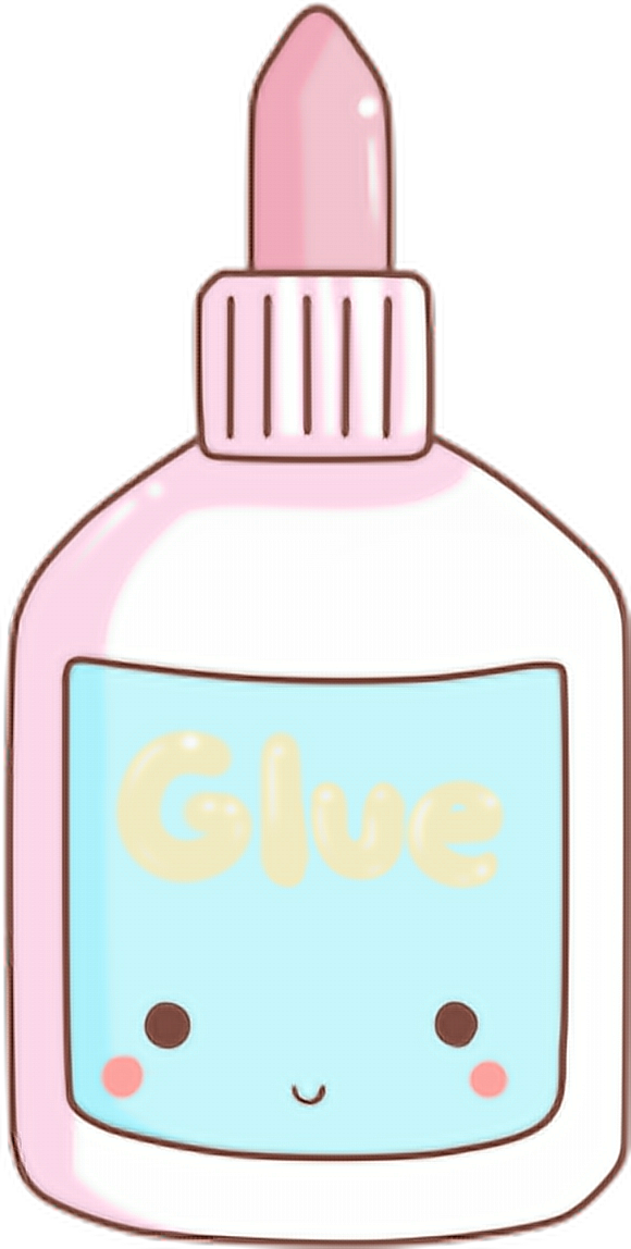 Png Freeuse Glue Kawaii Good For Icon Logos Report - Slime Kawaii (580x1148), Png Download
