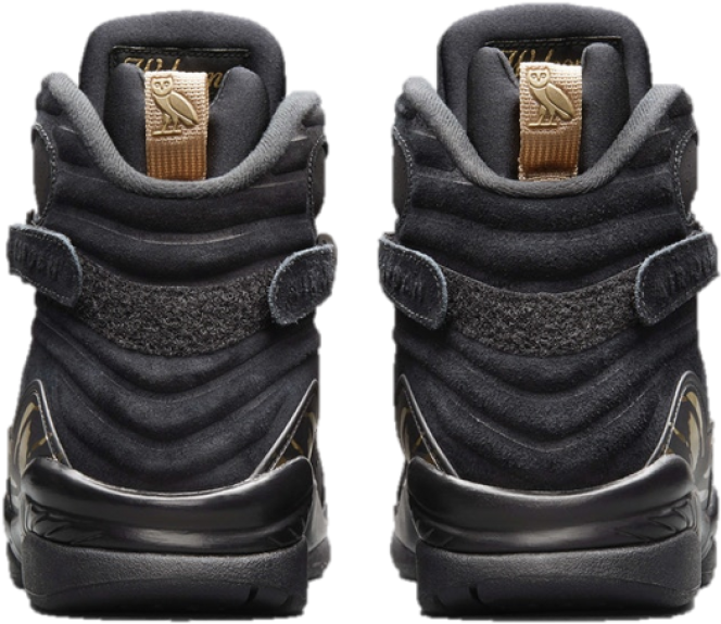 Air Jordan 8 Ovo Black - Air Jordan 8 Retro Ovo Mens (1024x1024), Png Download