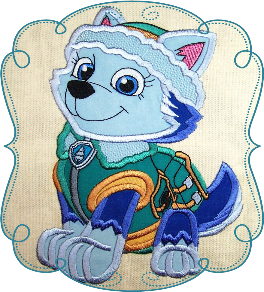 Denali - Machine Embroidery Paw Patrol Designs (1000x1000), Png Download