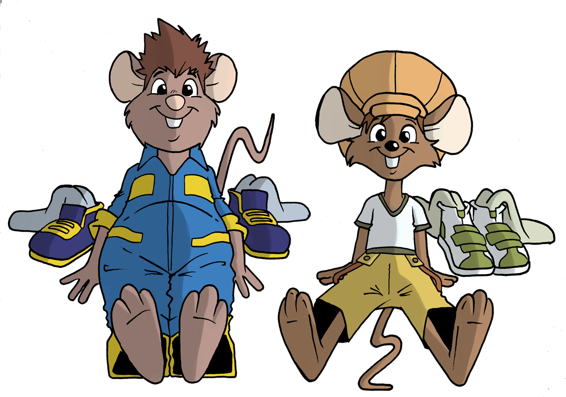 Digimon Mice - Cartoon (1140x800), Png Download