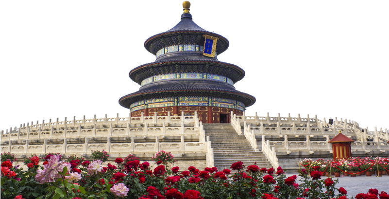 Summer Great Heaven Palace City Wall Of - Temple Of Heaven (800x509), Png Download