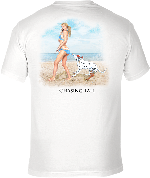 Short Sleeve Upf - Dalmatian (600x737), Png Download