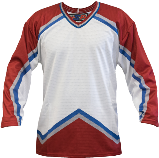 Sp Apparel League Series Colorado Avalanche White Sublimated - Sports Jersey (580x572), Png Download