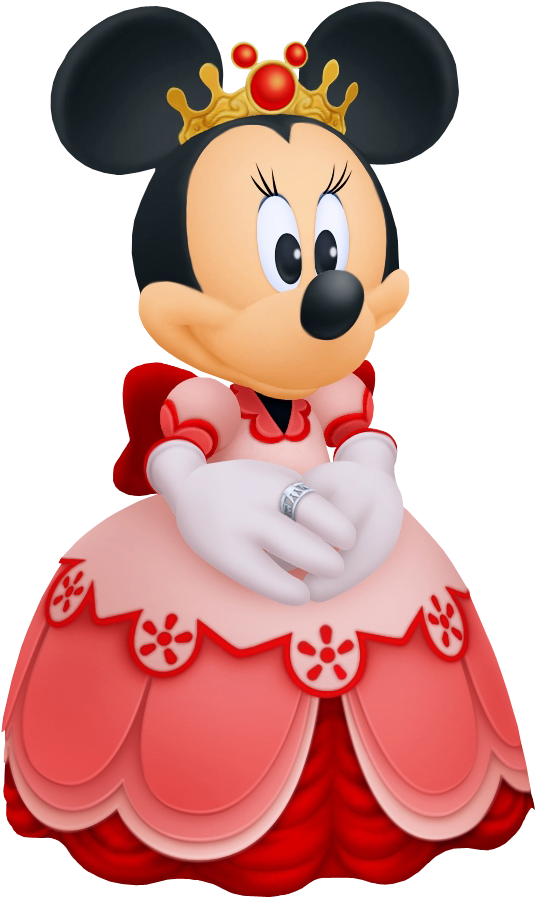 Minnie - Kingdom Hearts 2 Minnie (674x950), Png Download
