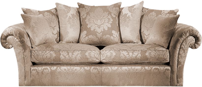 Free Png Download Transparent Beige Sofa Clipart Png - Sofa Png (850x393), Png Download