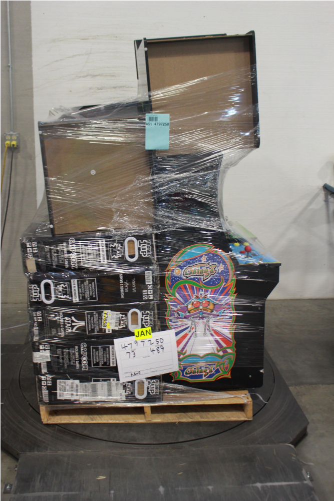 Pallet 9 Pcs Video Games Other Customer Returns Arcade1up - Case (1000x1000), Png Download