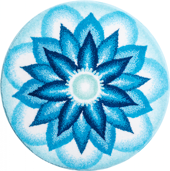 Mandala Heavenly Peace - Koupelnová Předložka Kulatá (800x600), Png Download