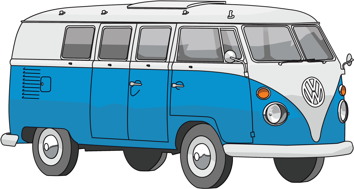 Vw T1 Westfalia - Vw T1 Png (1600x771), Png Download