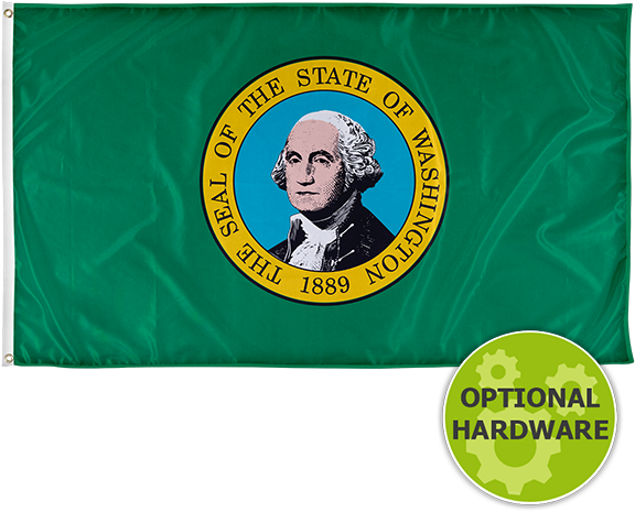 Washington State Flag - Washington State Seal (686x600), Png Download