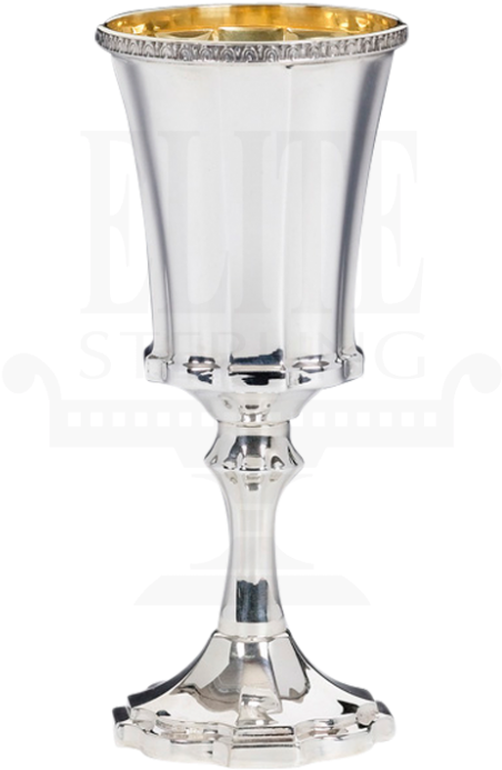 Close Kobalt Smooth Kiddush Goblet - Champagne Stemware (585x780), Png Download