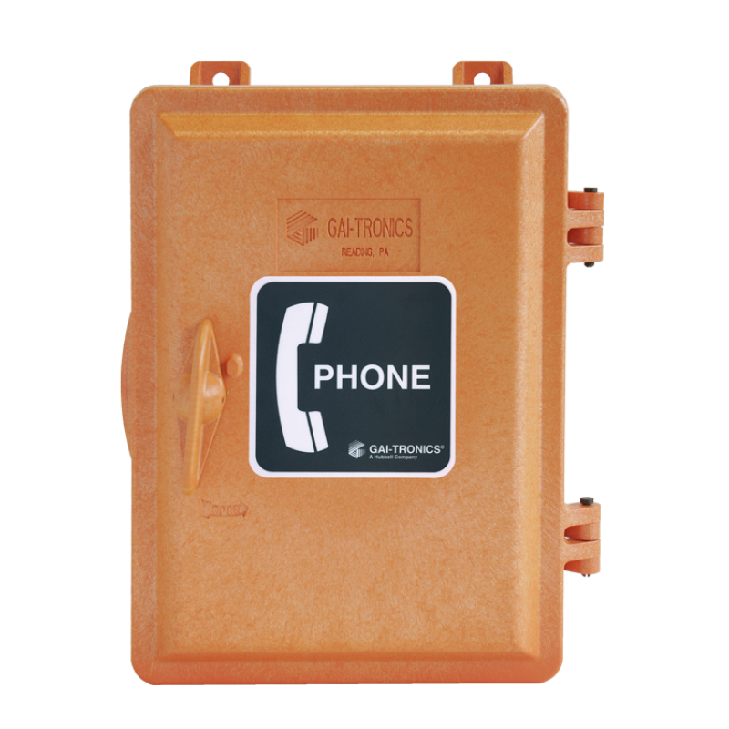 Gai-tronics Weatherproof Enclosure Box For Telephone - Wall Mount Phone Box (800x800), Png Download