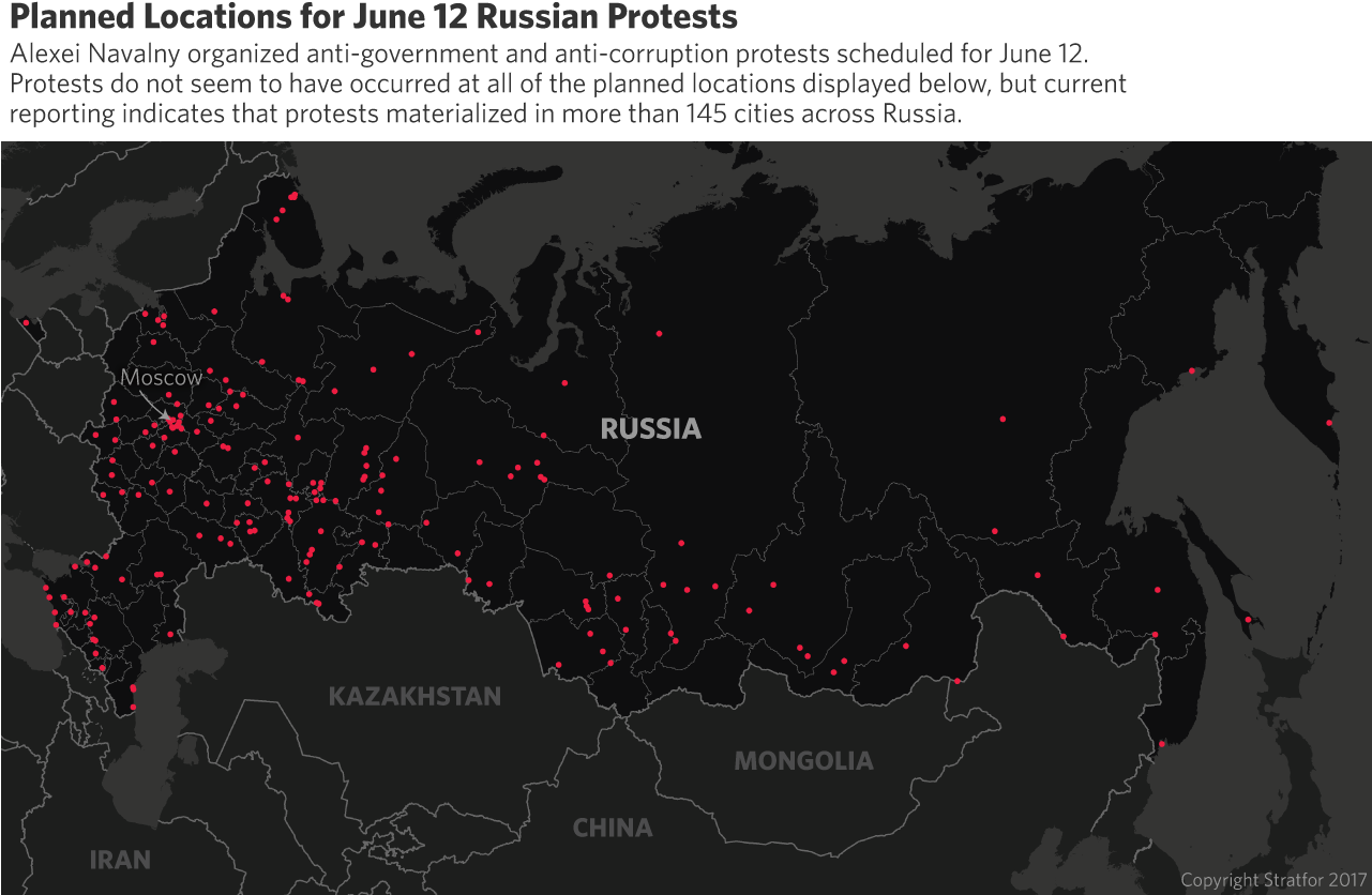 At The Heart Of The Crusade Is Alexei Navalny, An Opposition - Russia Map (1280x843), Png Download
