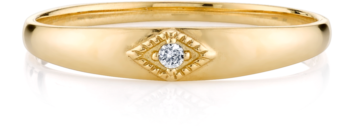 Diamond Baby Ring - Engagement Ring (750x750), Png Download