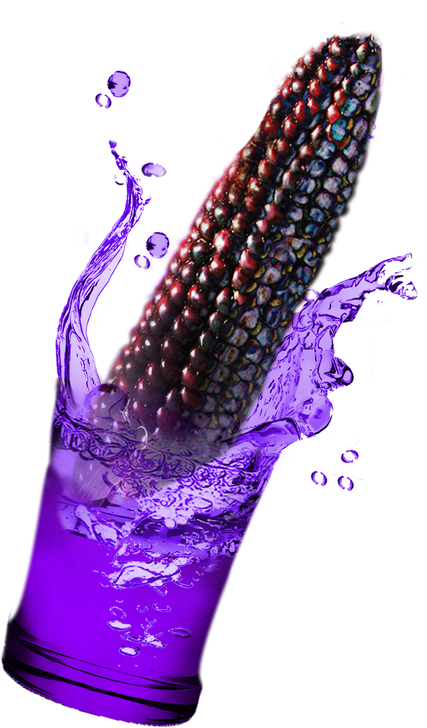 This Deep Blue Super Drink Tastes So Good You'd Want - Purple Corn (868x1600), Png Download