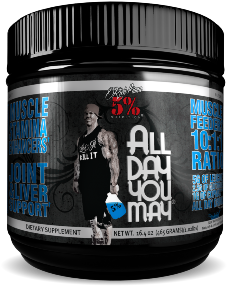 Rich Piana 5 Nutrition Alldayyoumay Growth And Full - 5 Rich Piana Supplements (640x640), Png Download