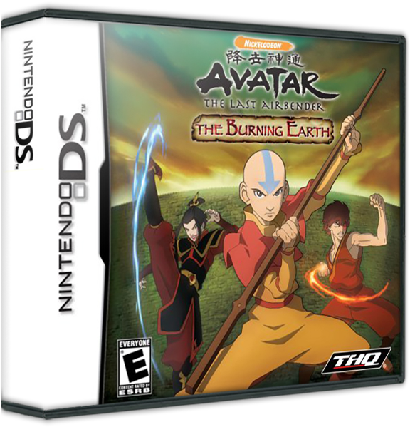 The Last Airbender - Avatar The Last Airbender Ps2 Games (587x598), Png Download
