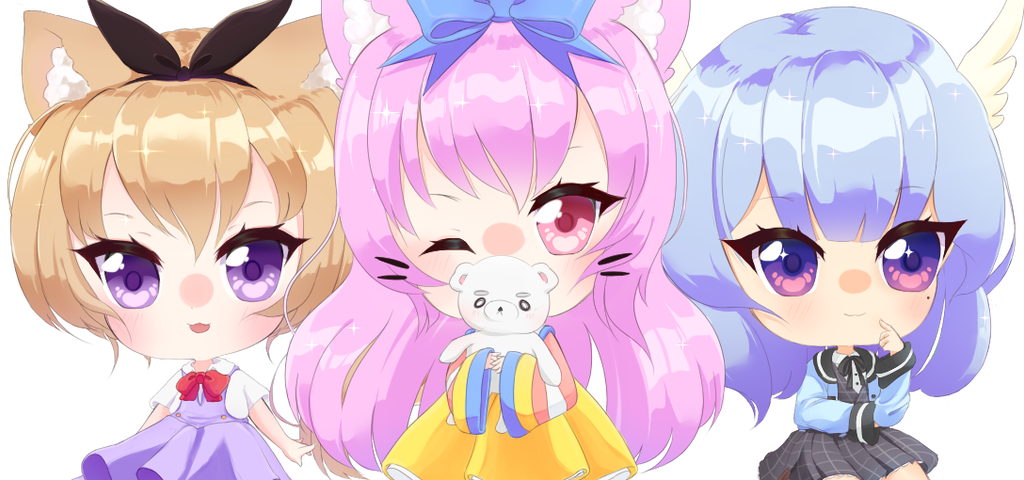 Chibi Banner By Mayuartsu Dcrqyjz-fullview - Cartoon (1024x480), Png Download