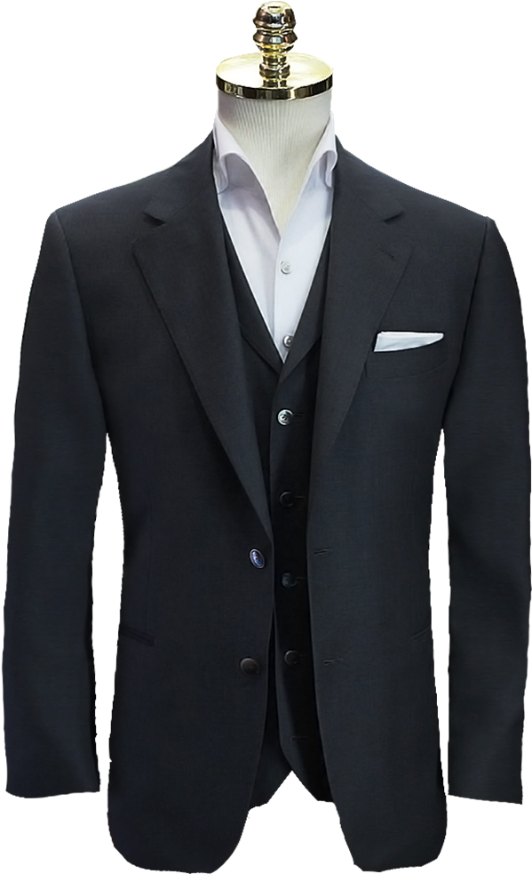 3 Piece Navy Suit Sydney (1000x1000), Png Download