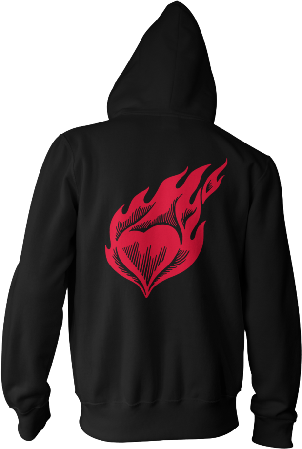 Heart On Fire Hoodie - Metallica Phantom Lord Hoodie (1024x1024), Png Download