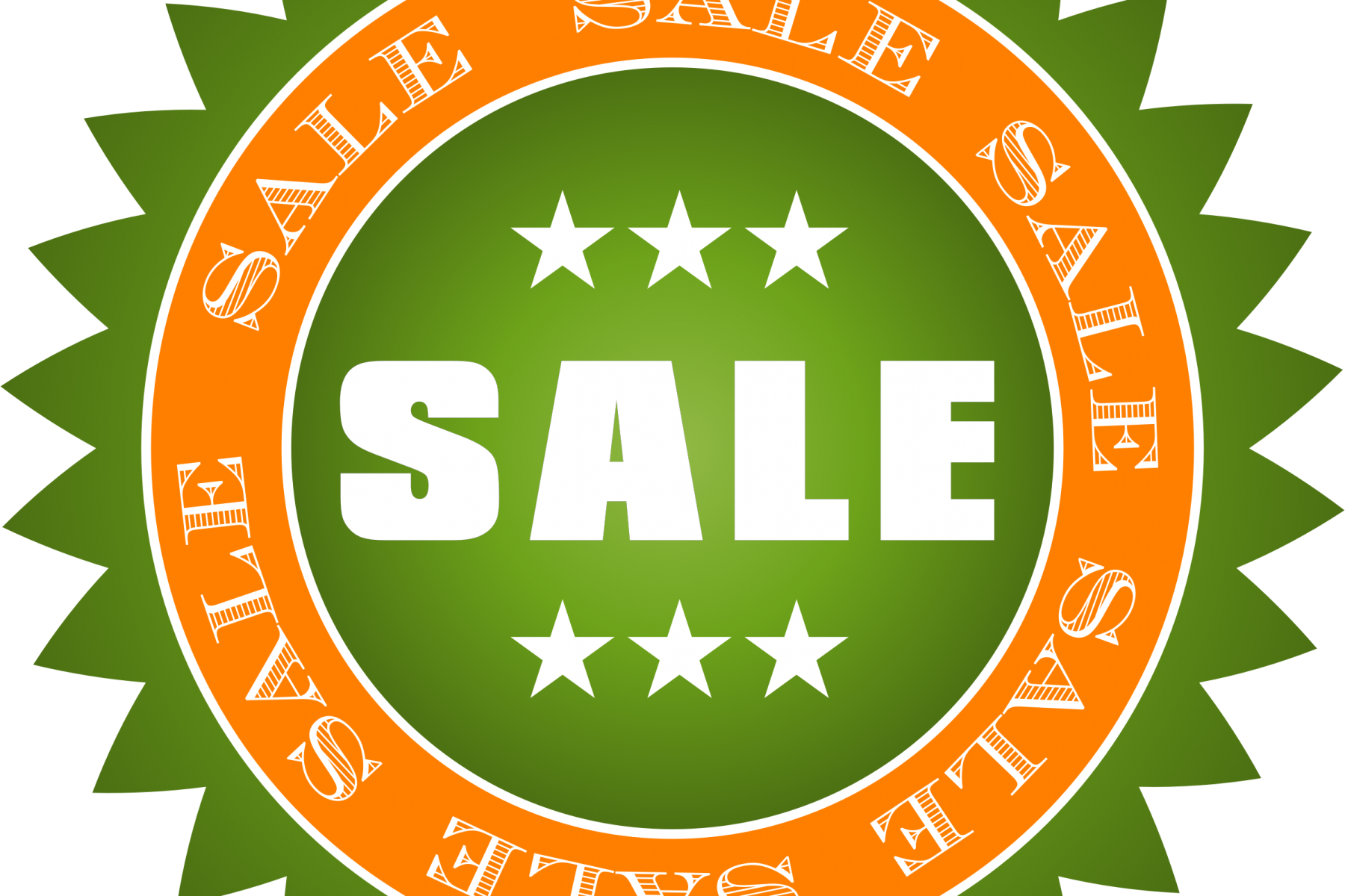 Sale Sticker 2400px - Circle (1800x1200), Png Download