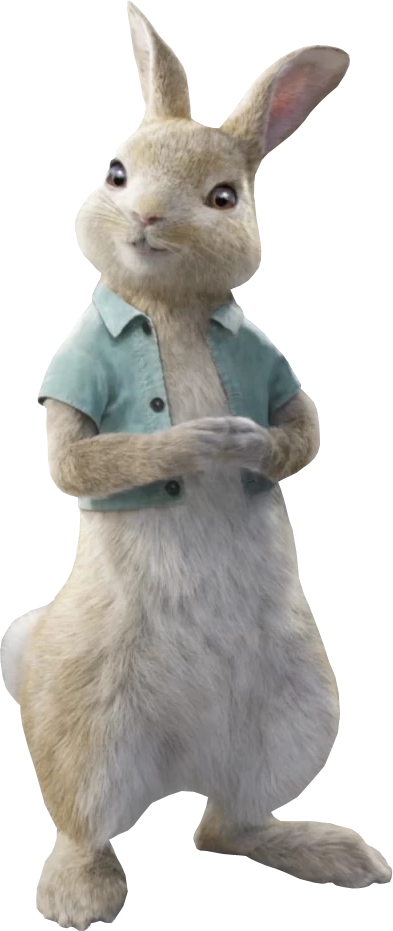 Cottontail - Cottontail Rabbit Peter Rabbit (393x931), Png Download