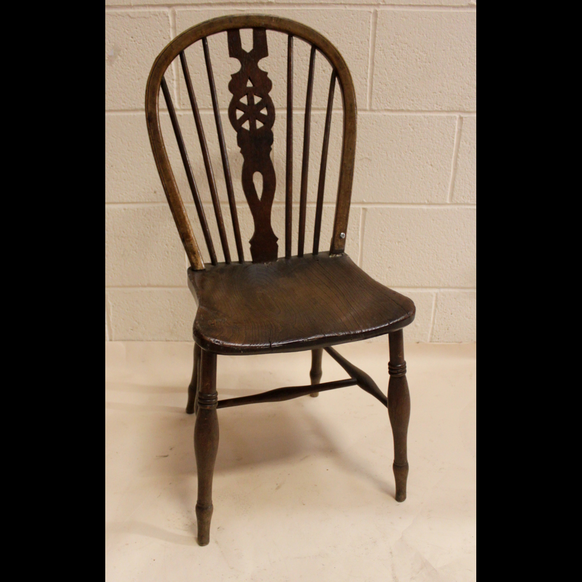 0085208 Wagon Wheel Dining Chairs X4 - Windsor Chair (1200x1200), Png Download