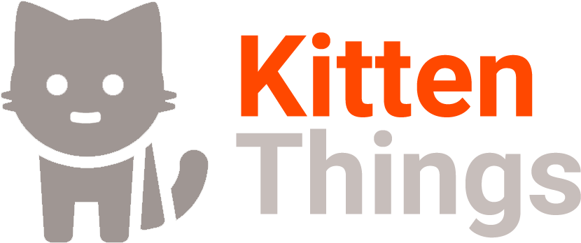 Cute Kitten Png (849x380), Png Download