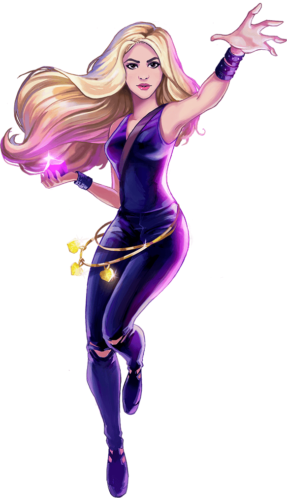 Love Rocks Starring Shakira Love Rocks Starring Shakira - Shakira Love Rocks Png (583x1011), Png Download