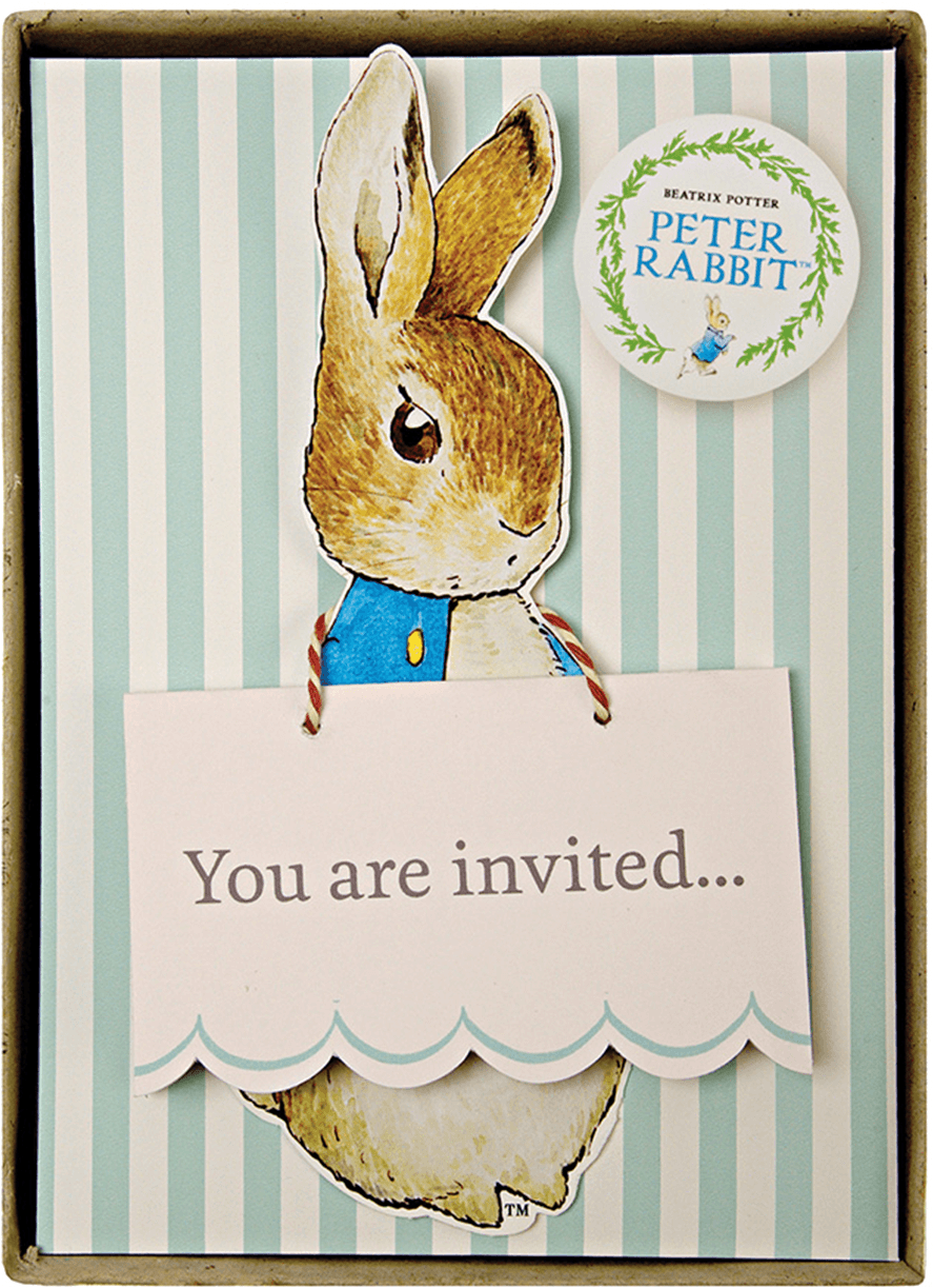 Peter Party Invitations Pack Shot - Peter Rabbit You Are Invited (1400x1400), Png Download