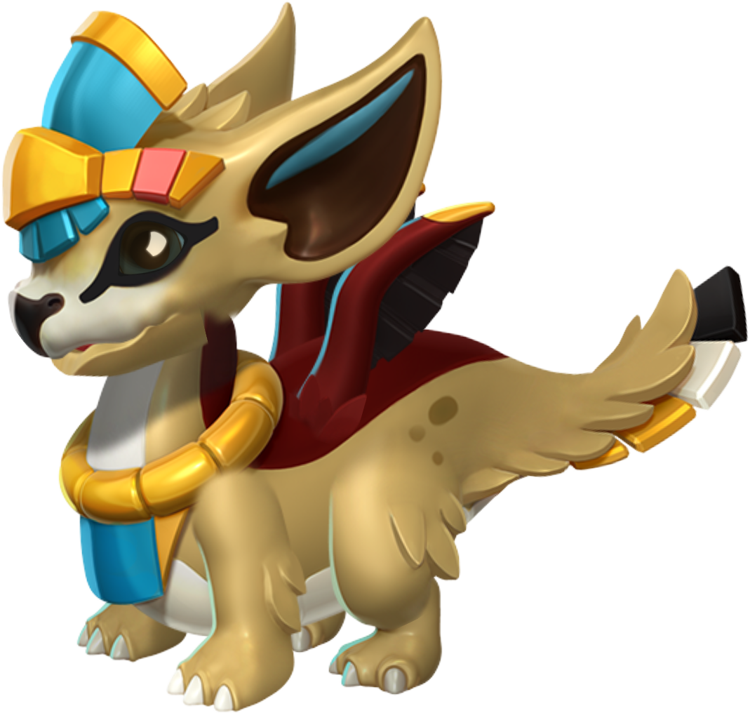 Fennec Dragon Baby - Dragon Mania Legends Rose Dragon (1069x1016), Png Download