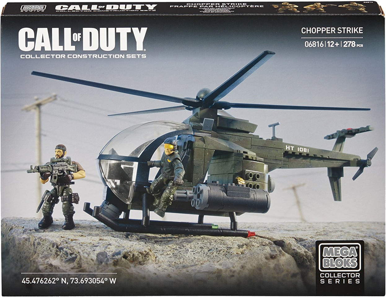 Call Of Duty Mega Bloks Chopper (1677x1217), Png Download