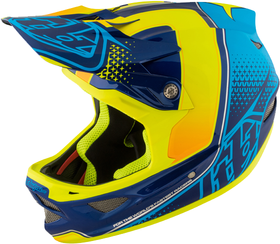 Photo De Casque D3 Composite Starburst Yellow - Troy Lee Designs Helmet (600x528), Png Download