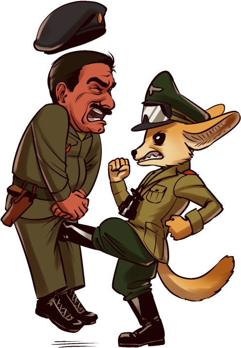 Clipart Fox Desert Fox - Desert Fox Furry (540x717), Png Download