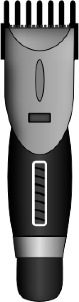 Electric Razor Shaver Clipper Clipart - Electric Razor Clipart (400x1546), Png Download
