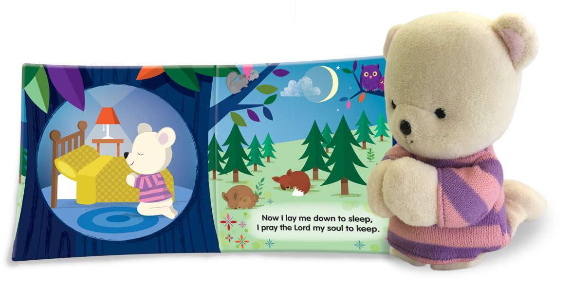 Picture Freeuse Download Little Bear S Bedtime Prayer - Cartoon (1200x589), Png Download