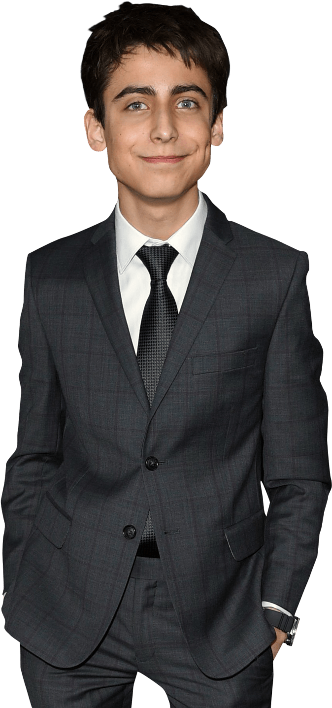 The Umbrella Academy's Aidan Gallagher Is An Old Soul, - Luqman Hariz Astro Awani (1200x1500), Png Download