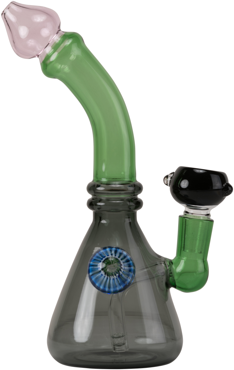 8" Curved Beaker & Iris Marble Water - Diving Regulator (1280x1280), Png Download