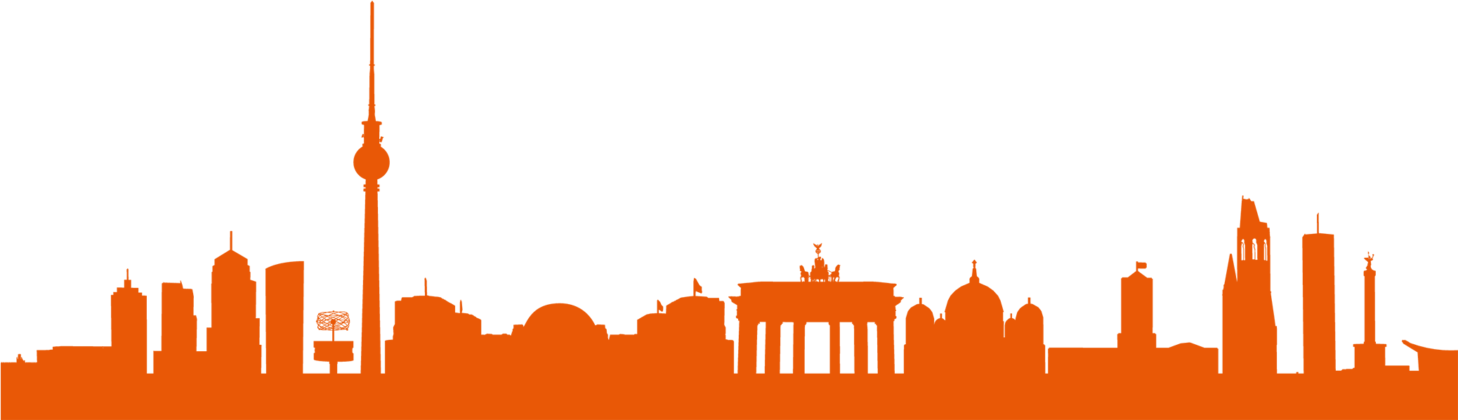 Grass Clipart Boarder - Berlin Vector (2075x634), Png Download