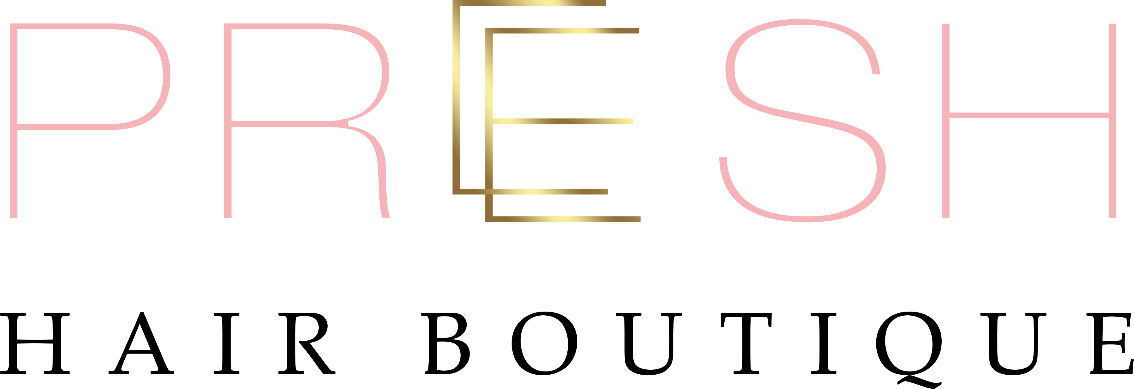 Presh Hair Boutique - Edinboro University (3939x1352), Png Download
