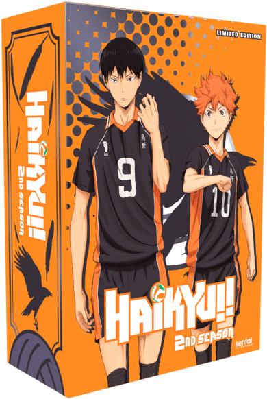 Haikyuu Dvd Season 2 (562x600), Png Download