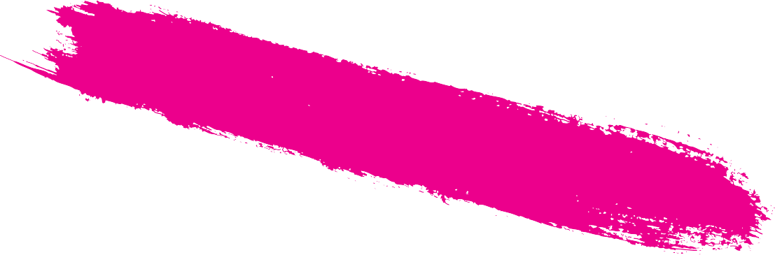 The Impact Image Green Brush Pink Brush - Pink Brush Line Png (1107x365), Png Download