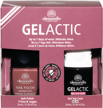 Gelactic Nail Set Rosy Wind - Nail Polish (736x460), Png Download