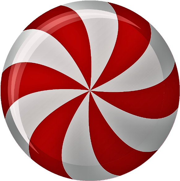 Christmas Candy - Circle (600x600), Png Download