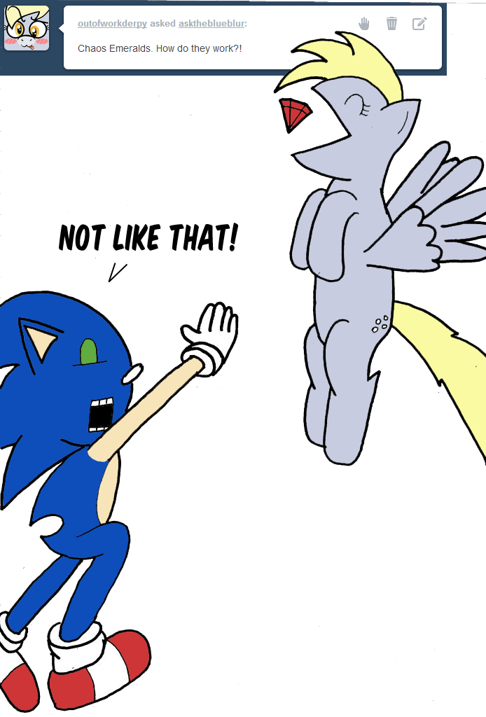 “ Asktheblueblur - Cartoon (694x1024), Png Download