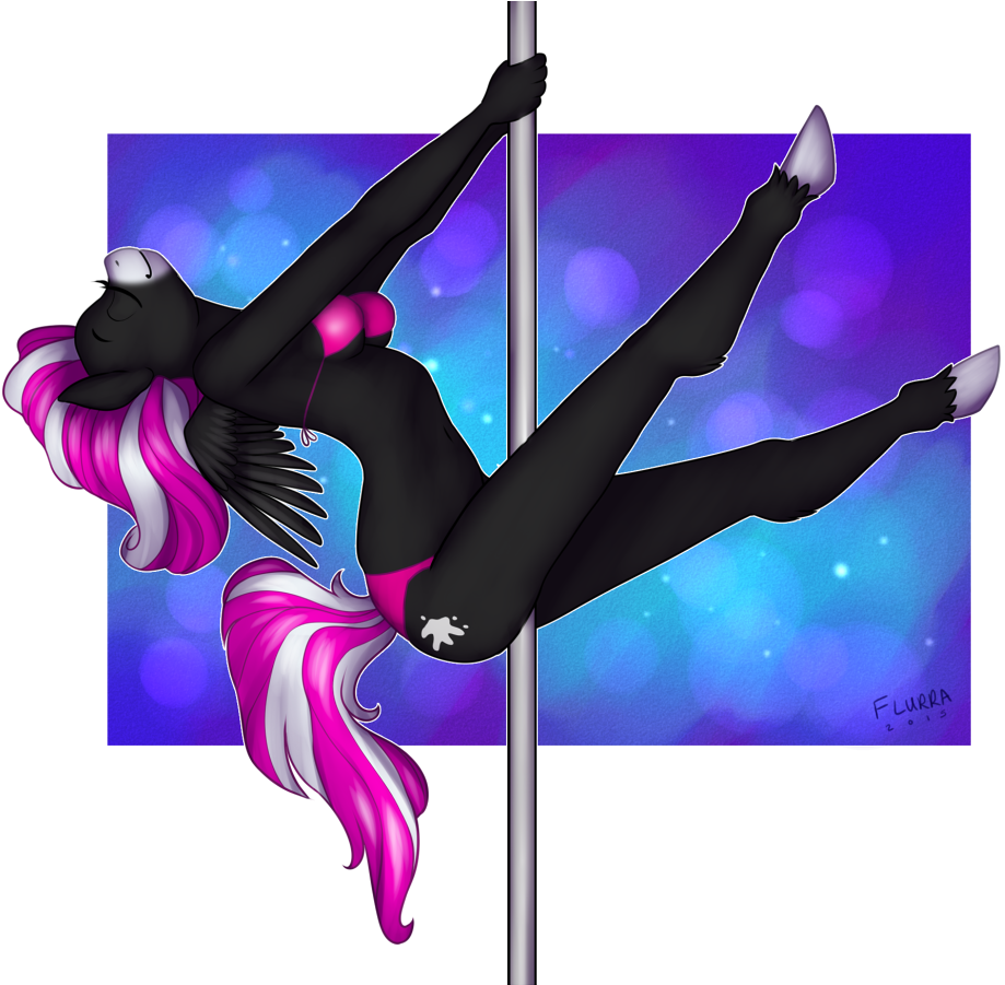 Anthro, Anthro Oc, Artist - Pole Dance (1080x900), Png Download