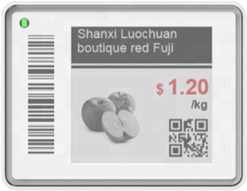 Electronic Shelf Label Esl Electronic Price Tags For - Digital Clock (671x671), Png Download