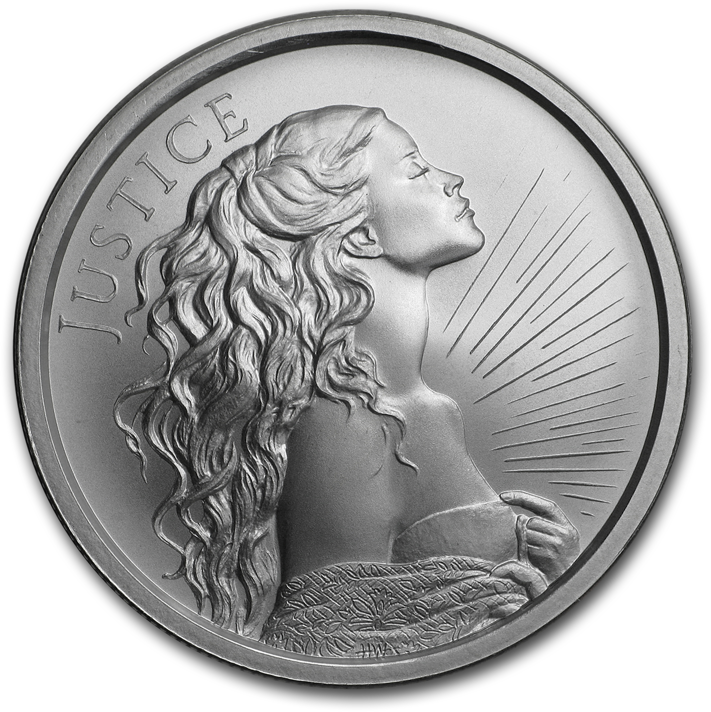 Buy 2019 1 Oz Silver Shield Round - Quarter (1500x1500), Png Download