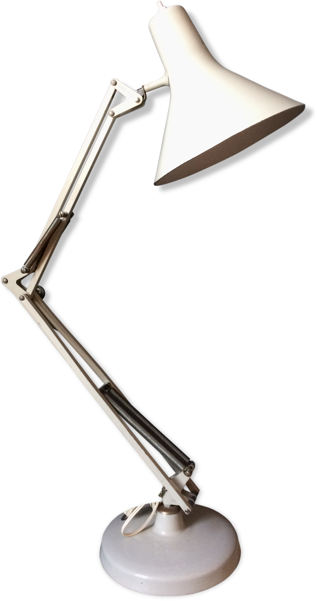 Architect Luxo Lamp Metal Grey Industrial Vowbb Png - Lamp (1457x1457), Png Download