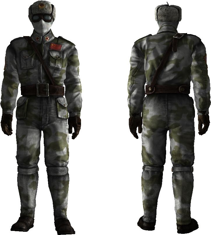 Winterized Chinese Jumpsuit - Fallout Enclave Uniform (1032x825), Png Download